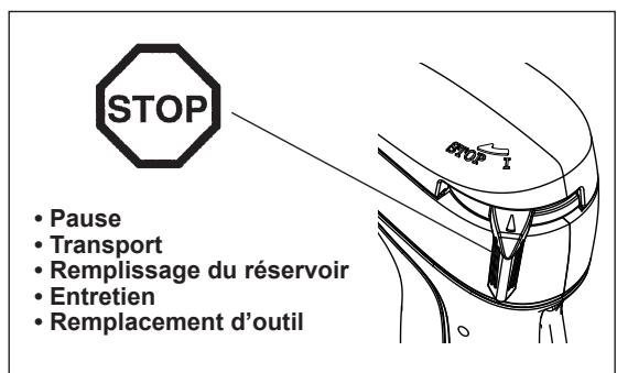 MAKITA EBH341L - Remplissage du réservoir - 3