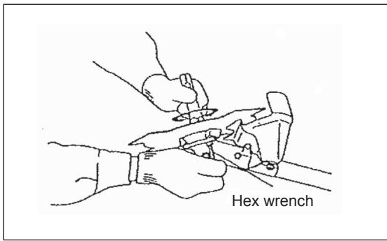 MAKITA EBH341L - Mounting of nylon cutting head - 1