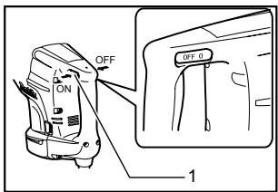 MAKITA HM1O3C3 - Accionamiento del interruptor - 1