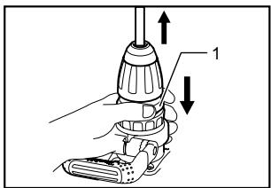 MAKITA HM1O3C3 - Instalación o extracción de la broca - 4