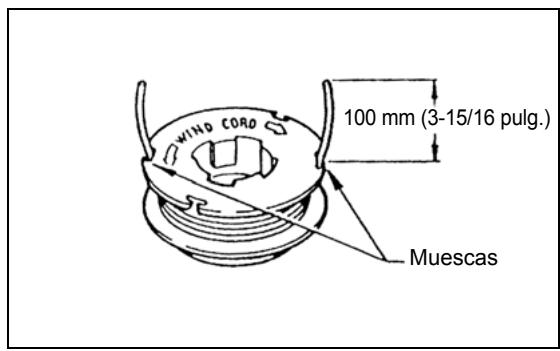 MAKITA DBC260L - Reemplazo del hilo de nylon - 7
