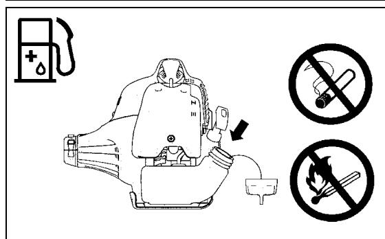 MAKITA DBC260L - Reabastecimento de combustivel - 5
