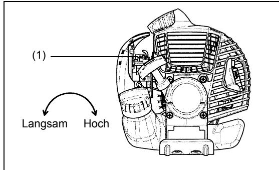 MAKITA DBC260L - Überprüfen der Leerlaufdrehzahl - 1
