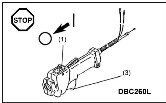 MAKITA DBC260L - Arrêt - 2