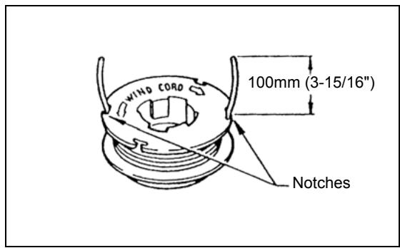 MAKITA DBC260L - Replacing the nylon cord - 7