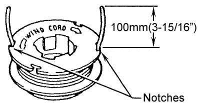 MAKITA EM4251CA - Replacing the nylon cord - 5