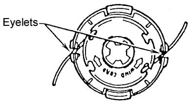 MAKITA EM4251CA - Replacing the nylon cord - 6
