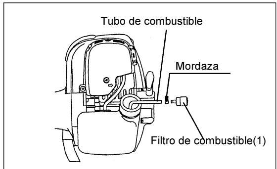 Tubo de combustible Mordaza Filtro de combustible(1)
