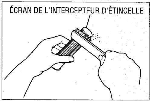 MAKITA G3200N - Pour nettoyer l'écran d'intercepteur d'étincelle - 1