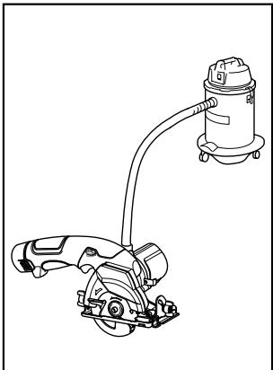 MAKITA SH01 - Connecting a vacuum cleaner - 2