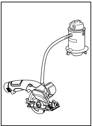MAKITA SH01 - Raccordement à un aspirateur - 2
