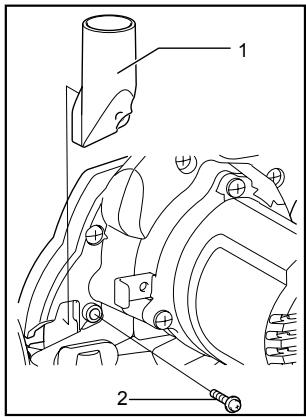 MAKITA SH01 - Connecting a vacuum cleaner - 1