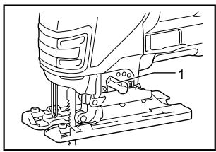 MAKITA 4351T - Selecting the cutting action - 1