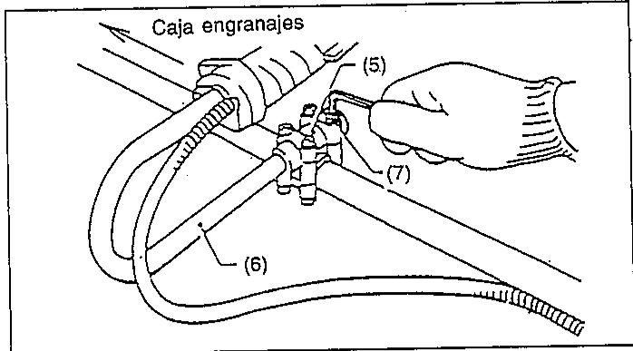 MAKITA RBC350 - Ensemblaje del cable de la mariposa de gases y el cable de encendido - 7