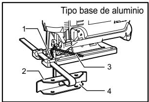 Tipo base de aluminio 1 2 3 4