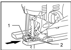 MAKITA 4326 - Dispositif anti-fente pour base en acier (accessoire optionnel) - 1
