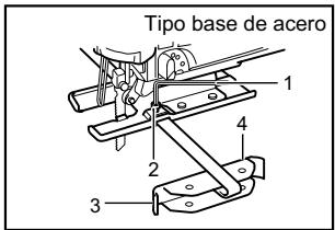 Tipo base de acero 1 2 3 4
