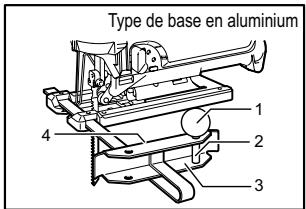 Type de base en aluminium 1 2 3 4