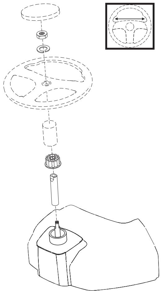 MCCULLOCH LZ1292RB - FR Montage du volant de direction - 1