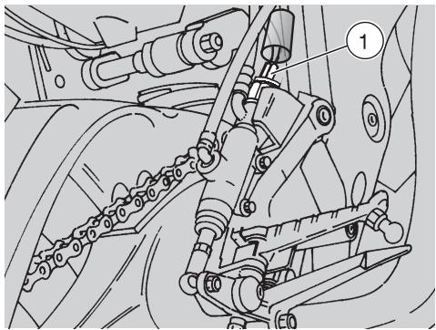 APRILIA RS 125 - Controle de la bequille laterale - 5
