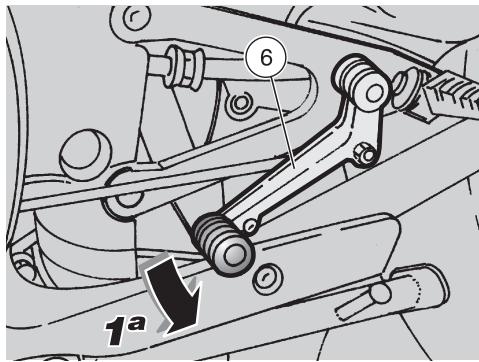 APRILIA RS 125 - Controle de la bequille laterale - 3