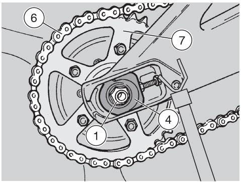 APRILIA RS 125 - Après le remontage, tirer plusieurs fois sur le levier du frein avant et contrôler le bon fonctionnement du système de freinage. - 1
