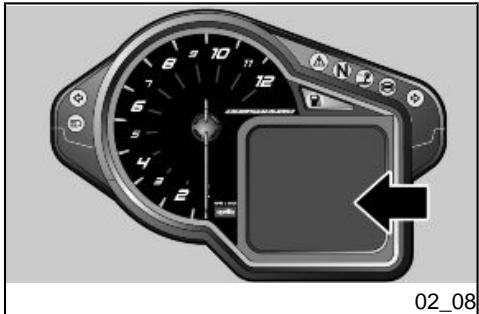 APRILIA DORSODURO FACTORY - Display/ecran digital (02_07, 02_08, 02_09, 02_10, 02_11, 02_12) - 1