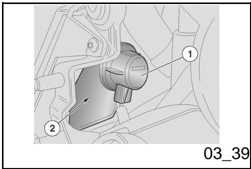 APRILIA SCARABEO 400-500 - NE PAS ENDOMMAGER LES LANGUETTES ET/OU LES LOGEMENTS D'ENCASTREMENT CORRESPONDANTS. - 1