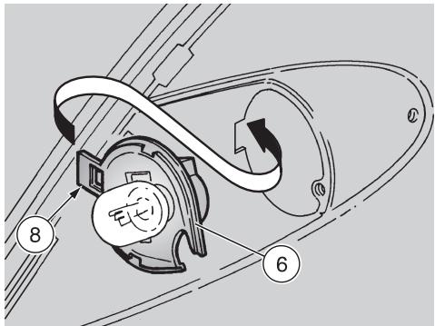 APRILIA SONIC 50 - Reemplacement des ampoules des clignotants avant - 3