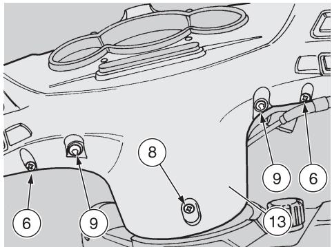 APRILIA SONIC 50 - DEPOSE Du couvre-guidon avant - 3