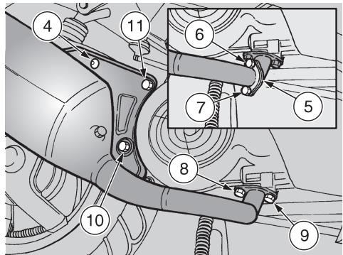 APRILIA SONIC 50 - DEPOSE Du silencieux d'echappement - 6