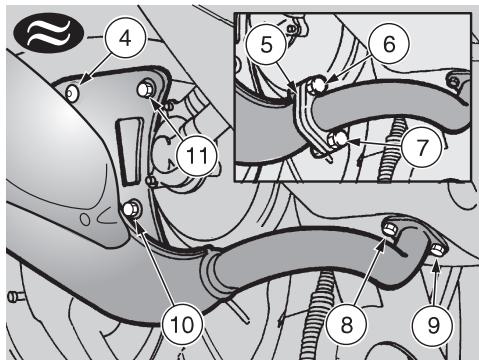 APRILIA SONIC 50 - DEPOSE Du silencieux d'echappement - 7