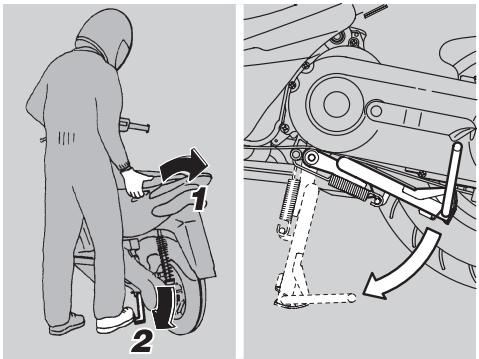 APRILIA SONIC 50 - Stationnement - 5