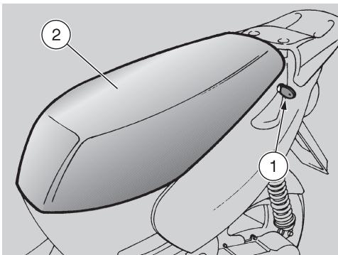 APRILIA SONIC 50 - Tournier lacef de contact et simultanément tourner le guidon. - 1