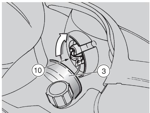 APRILIA SONIC 50 - Remplacement des ampoules du FEU avant - 1
