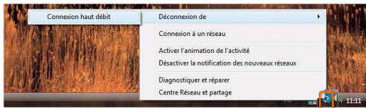 MICROSOFT WINDOWS VISTA - Se déconnecter de l'internet - 1