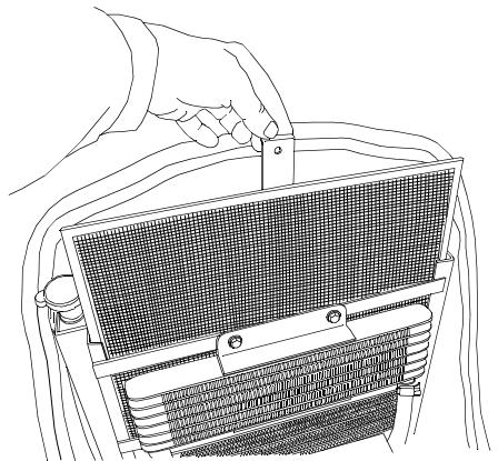 MTD CUBCADET 6000 - Nettoyer le radiateur et la calandre du radiateur - 1