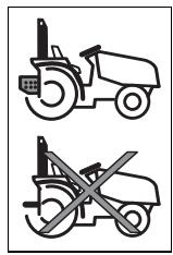 MTD CUBCADET 6000 - Symboles sur l'appareil - 10