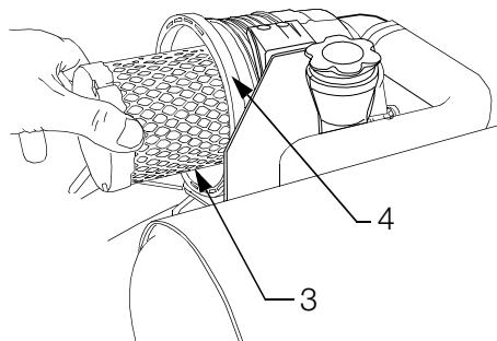 MTD CUBCADET 6000 - Contrôler / changer la cartouche de filtre à air - 2