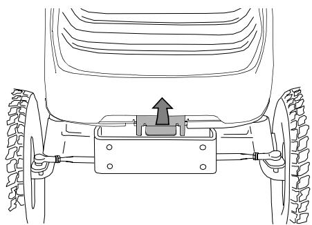 MTD CUBCADET 6000 - Ouvrir le capot moteur - 1