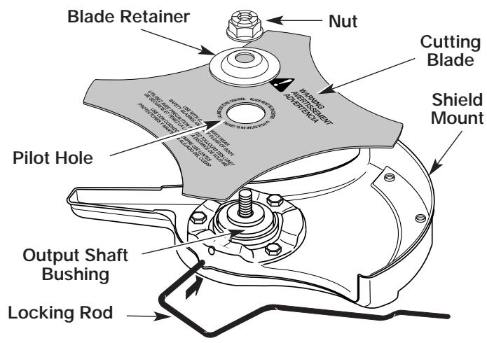MTD 41ADY90C401 - Install the Cutting Blade - 2