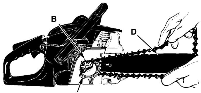 MTD EB356A - TO INSTALL SAW CHAIN: WARNING - 2