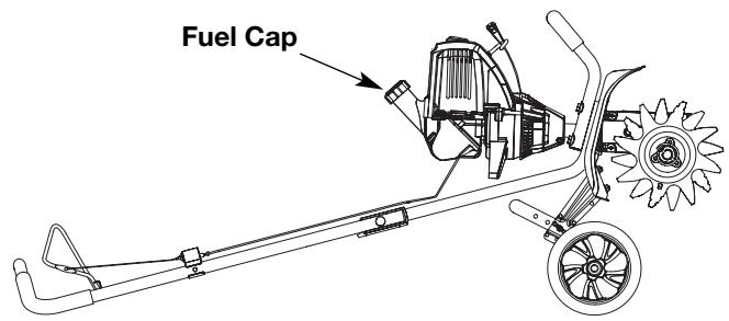 MTD TB144 - FUELING THE UNIT - 1