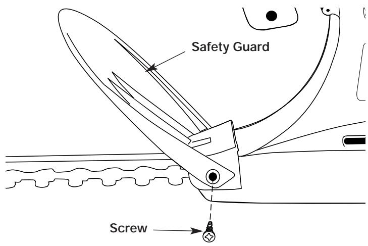 MTD TB24HTB - INSTALLING THE SAFETY GUARD - 2