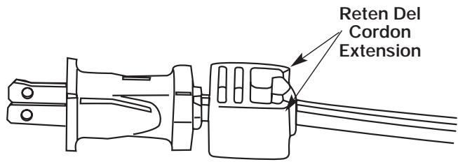 MTD TB24HTB - RETEN DEL CORDON DE EXTENSION - 1