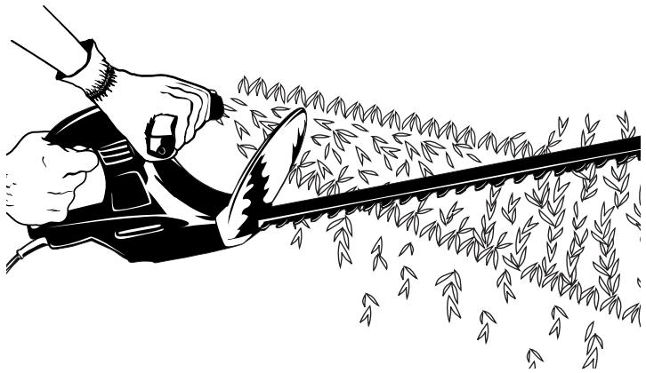 MTD TB24HTB - USING THE HEDGE TRIMMER - 7