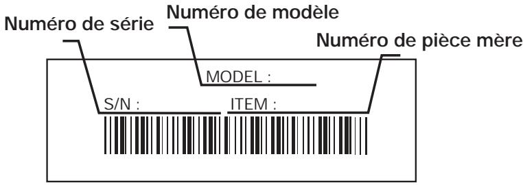 MTD TB24HTB - Trouver le numéro de modèle - 1