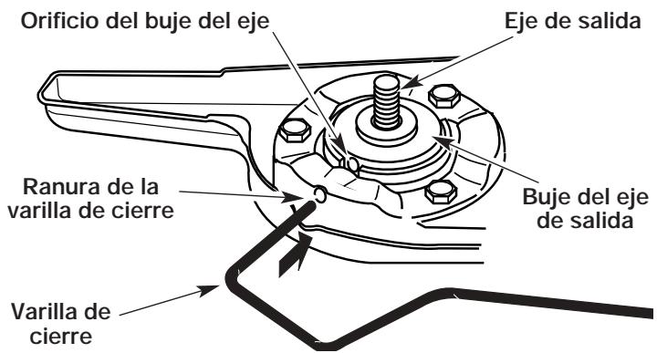 MTD TB475SS - Remoción del accesorio de corte - 1