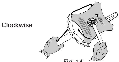 MTD TB475SS - Remove the Cutting Blade - 1