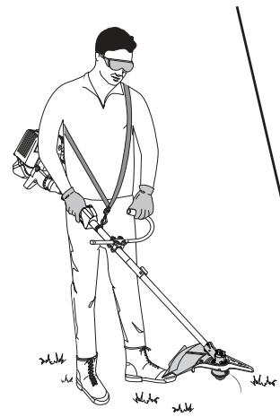 MTD TB475SS - COMO SOSTENER EL RECORTADOR - 2